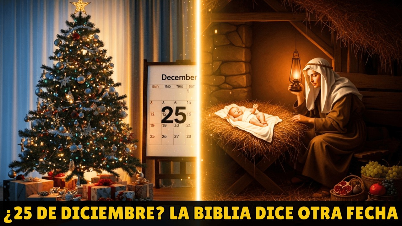 MILLONES creen que Jesús nació el 25 de DICIEMBRE... La Biblia revela OTRA fecha