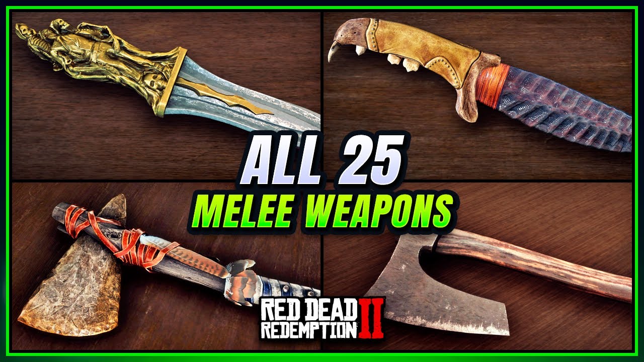 RDR2: ALL 25 Melee Weapons Locations - FAST & EASY Guide 