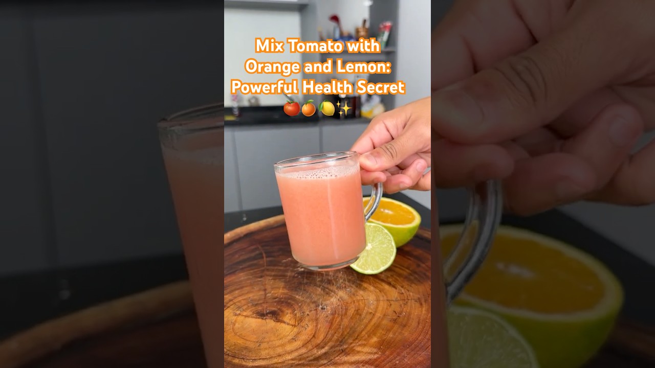 Микс томатов с апельсином и лимоном: мощный секрет здоровья 🍅🍊🍋✨