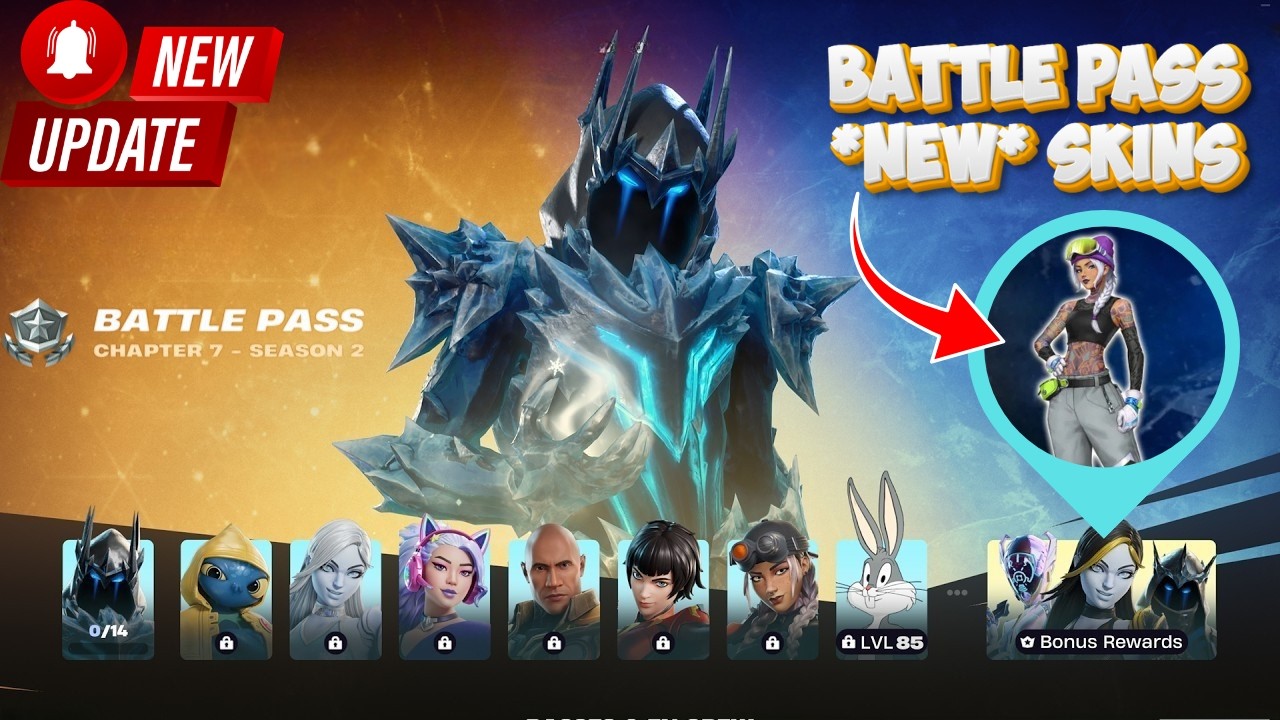 Fortnite Chapter 7 Season 2 | Battle Pass *NEW SKINS*