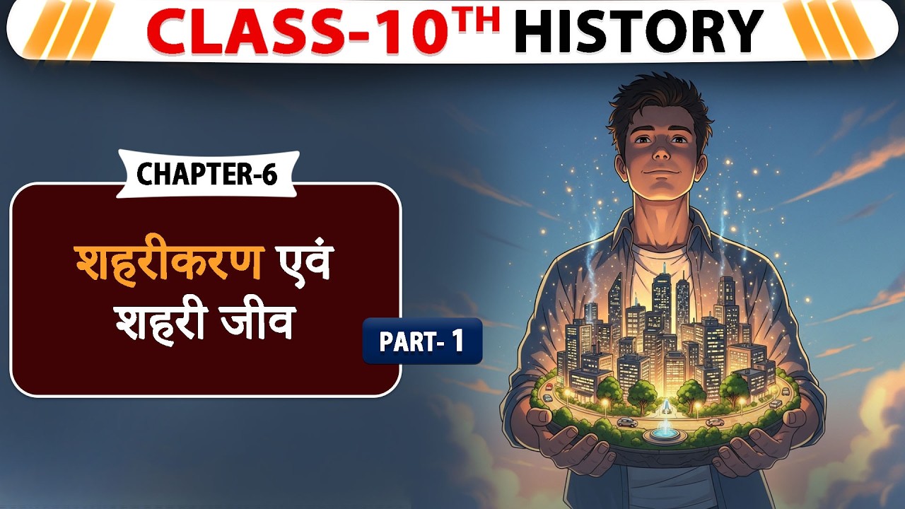 शहरीकरण एवं शहरी जीव | class 10th history chapter 6 | starbright study | bihar board |