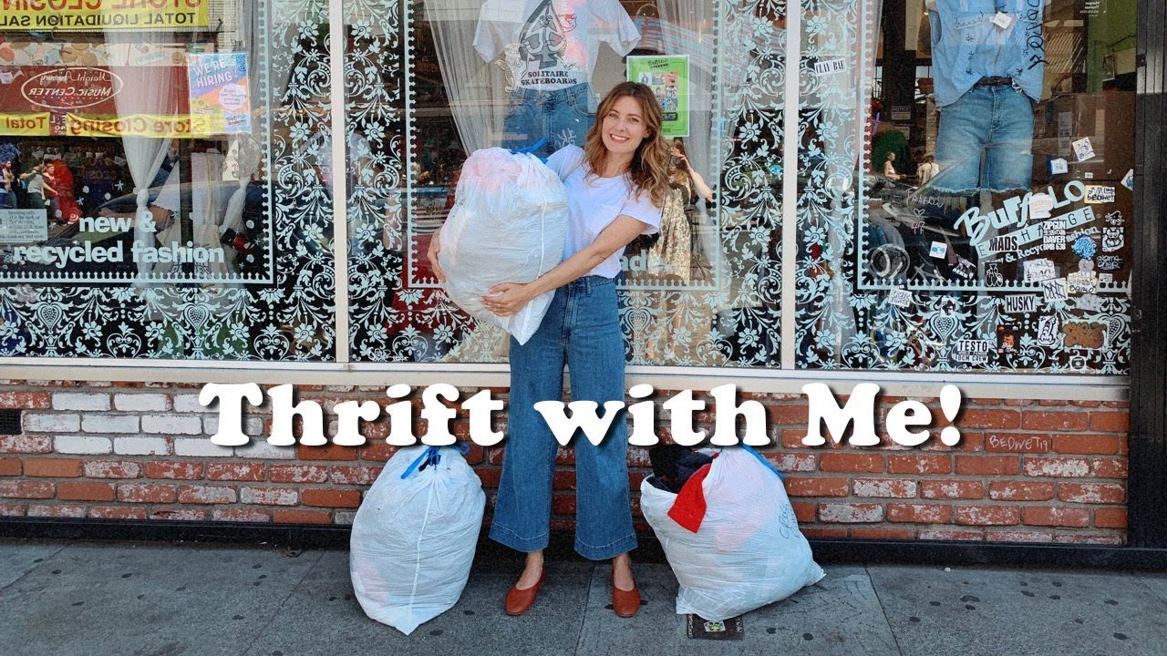 Thrift with Me Crossroads & Buffalo Exchange | Clogs, Cowboy Hat, Kimono & Chore Coat | Tiny Acorn