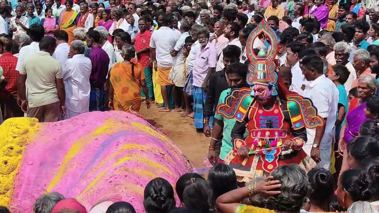 படுகளம் துரியோதனன் பீமன் சண்டை- பதினெட்டாம் போர் நாடகம் #therukoothu #pathinettam porkalam #படுகளம்