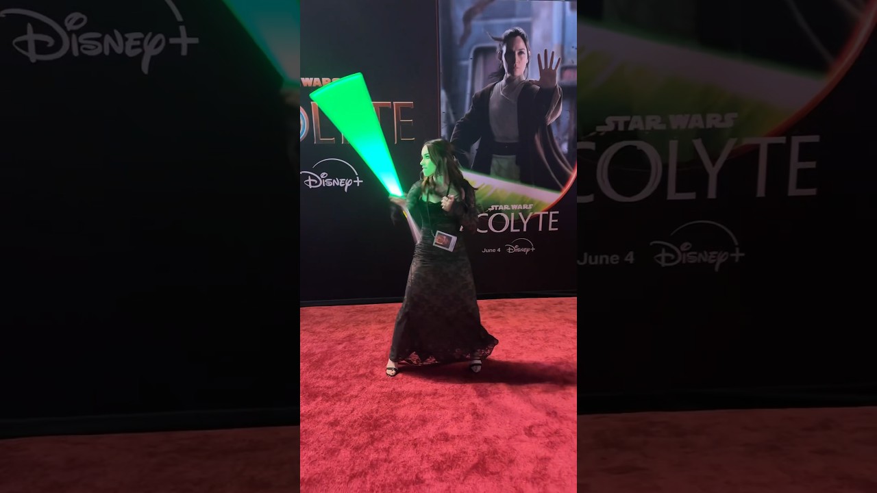 Just casually spinning a lightsaber at The Acolyte premiere&hellip;