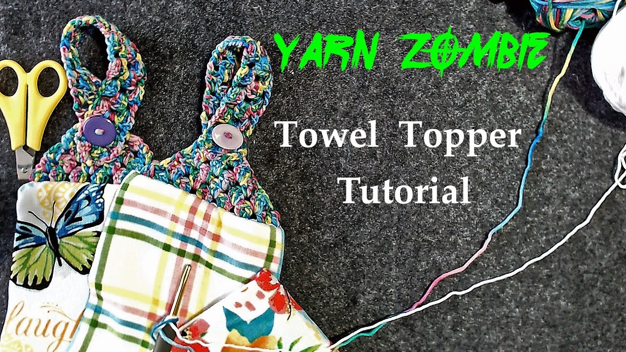 Easy Pattern, Tutorial crochet towel toppers,