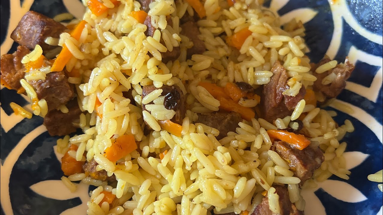 Рецепт домашнего плова с говядиной :)