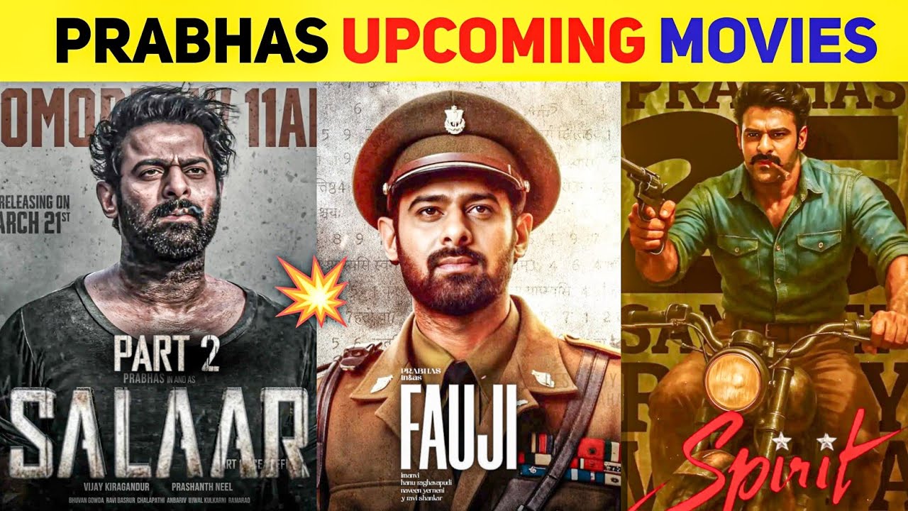 Top 10 Prabhas Upcoming BIGGEST Pan Indian Movies 2025-2026 | Prabhas Upcoming Movies | Raja Saab