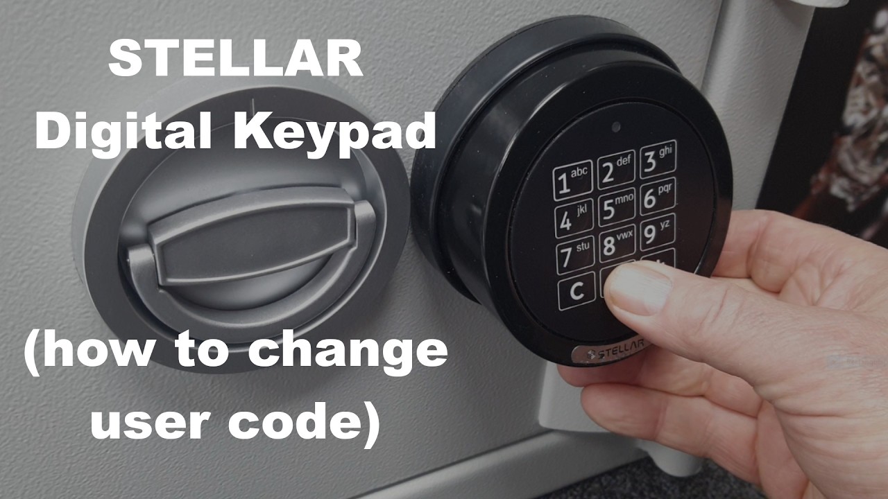 STELLAR Digital Keypad (how to change user code)
