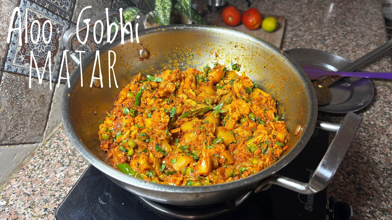 No Wastage | Aloo Gobhi Matar | Less Effort More Taste | Delicious Recipe 