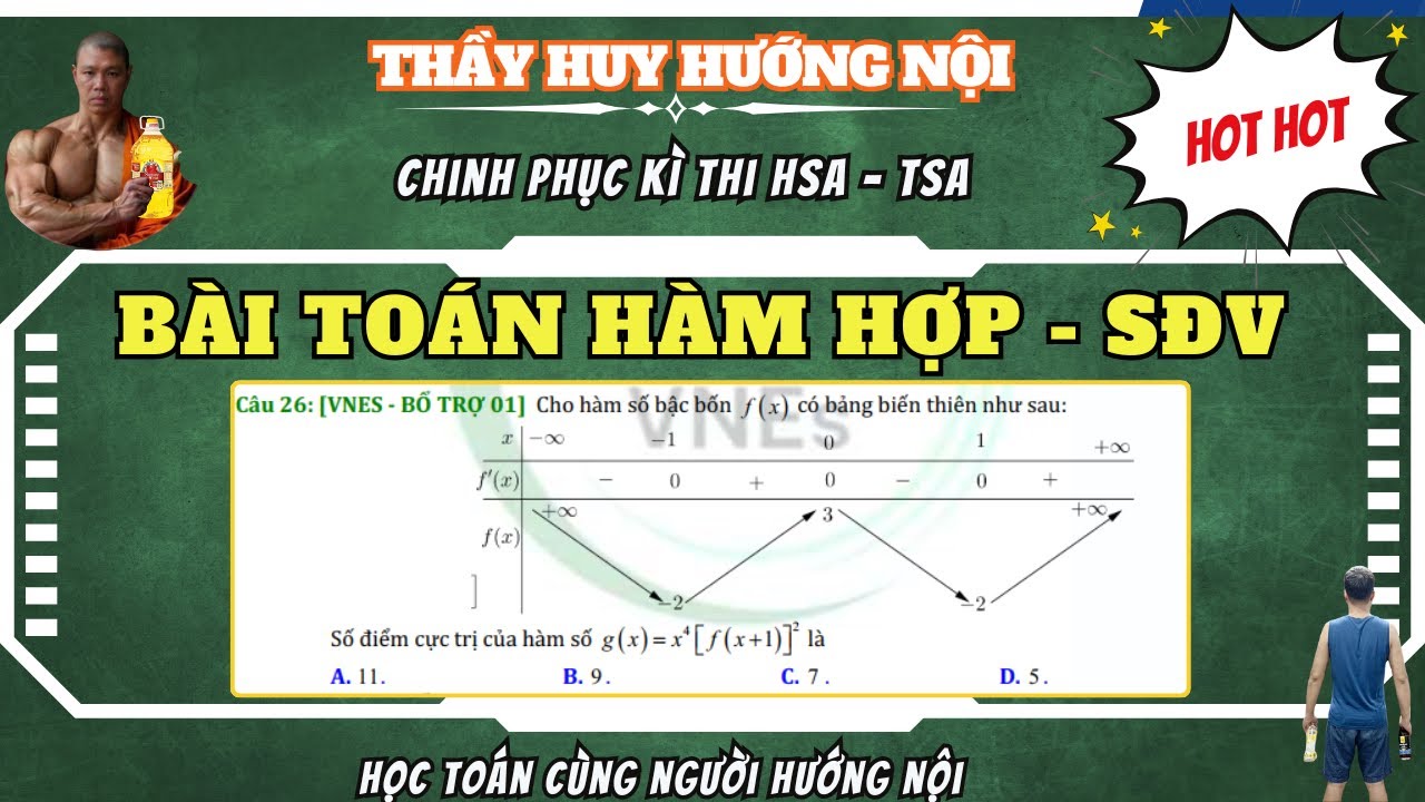 BỔ TRỢ HÀM HỢP - SƠ ĐỒ V - THAM SỐ M - THI HSA TSA - B01