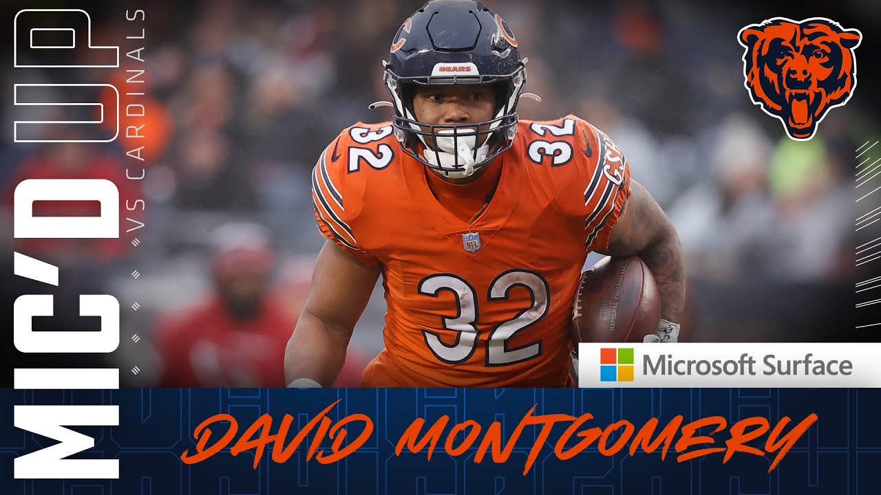 David Montgomery Mic'd Up vs. Cardinals: 'I ain't giving up on us' | Chicago Bears