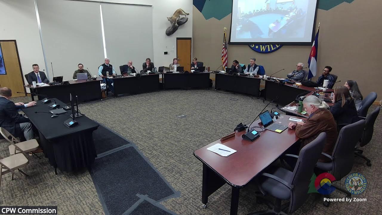 January 2026 Colorado Parks and Wildlife Commission Meeting - Day 2