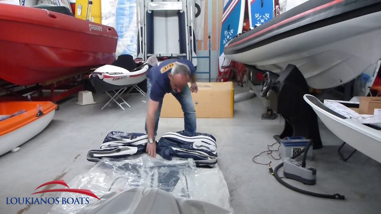 Φουσκωτή βάρκα Honwave T38   unboxing