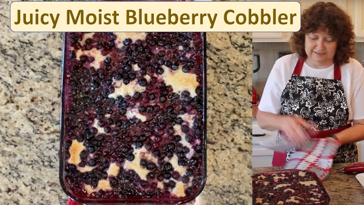 Lots of Crust Blueberry Cobbler