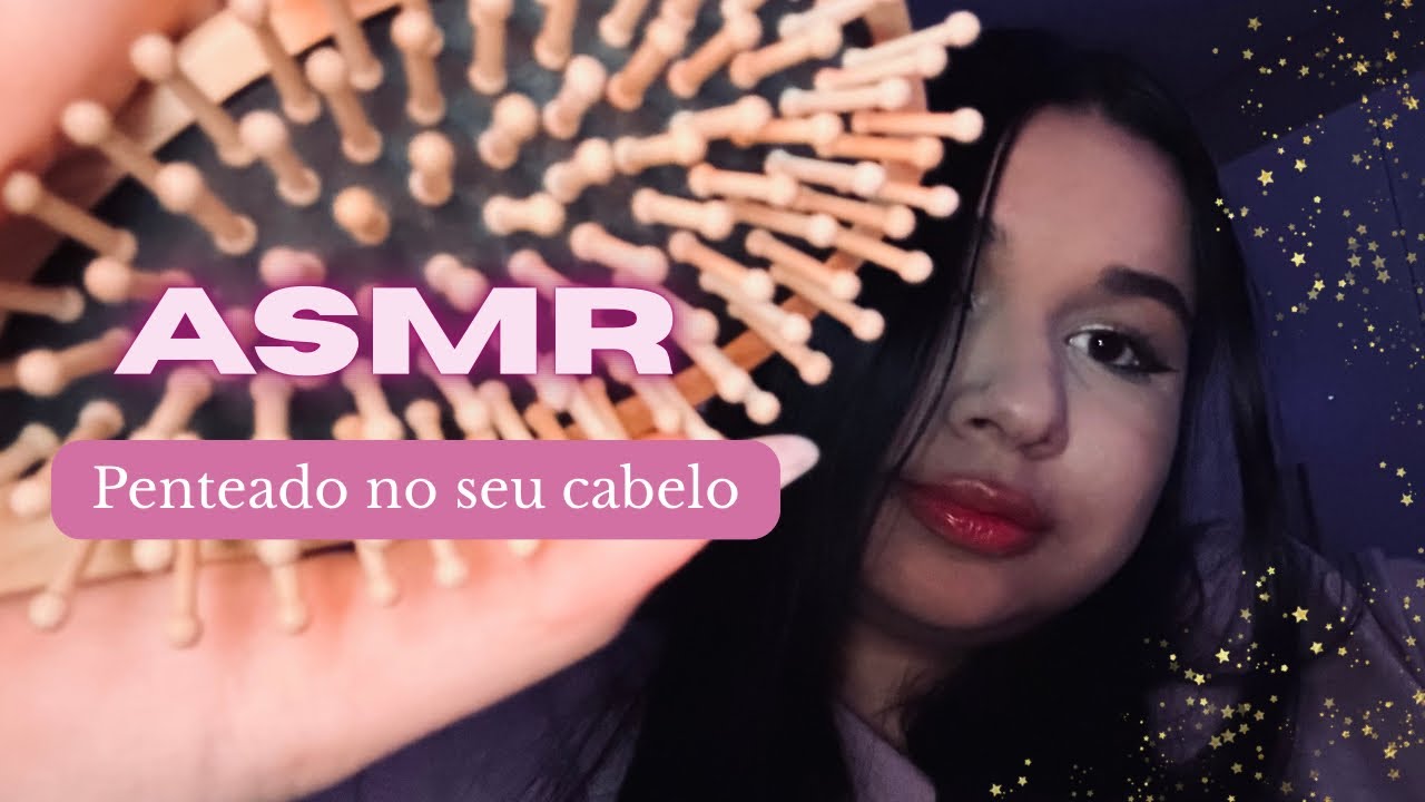 ASMR CASEIRO | Mexendo no seu cabelo delicadamente + Penteado