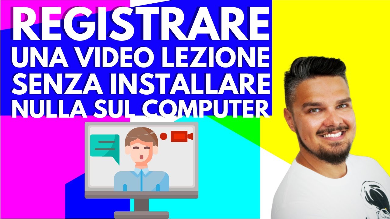 Registra schermo, microfono e webcam senza nessun software [Tutorial per Insegnanti e Studenti]
