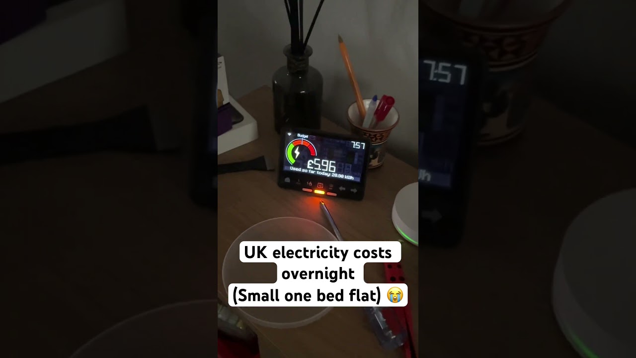 ⚡️UK Electricity Prices! We have a storage heater and 1 radiator! #uk #electric #inflation