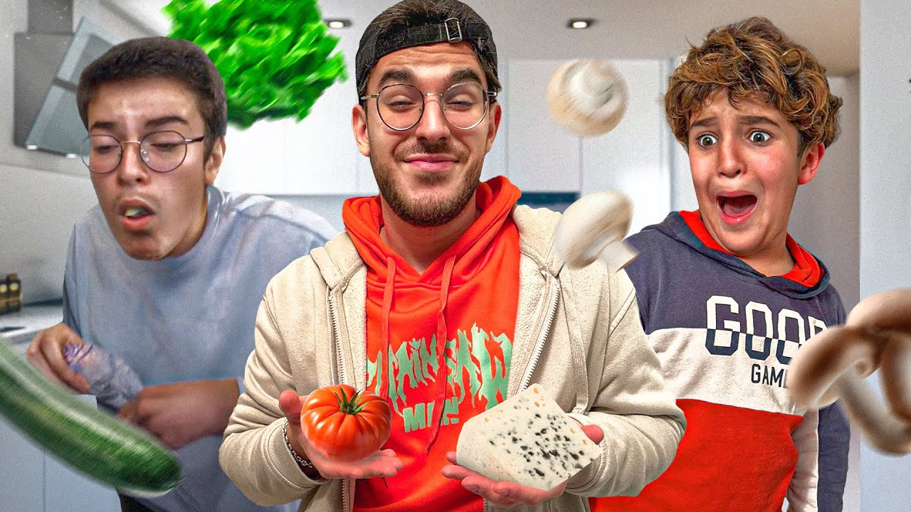 MES PETITS FRÈRES REGOUTENT LES ALIMENTS QU'ILS DÉTESTENT ! Nadim a peur des champignons..