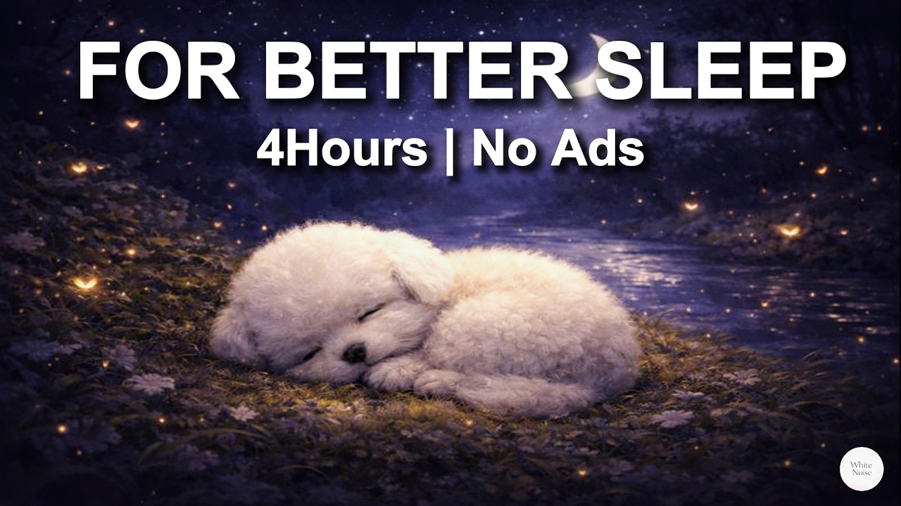 [White Noise] for Deep Concentration&Better Sleep 4 Hours | No Ads