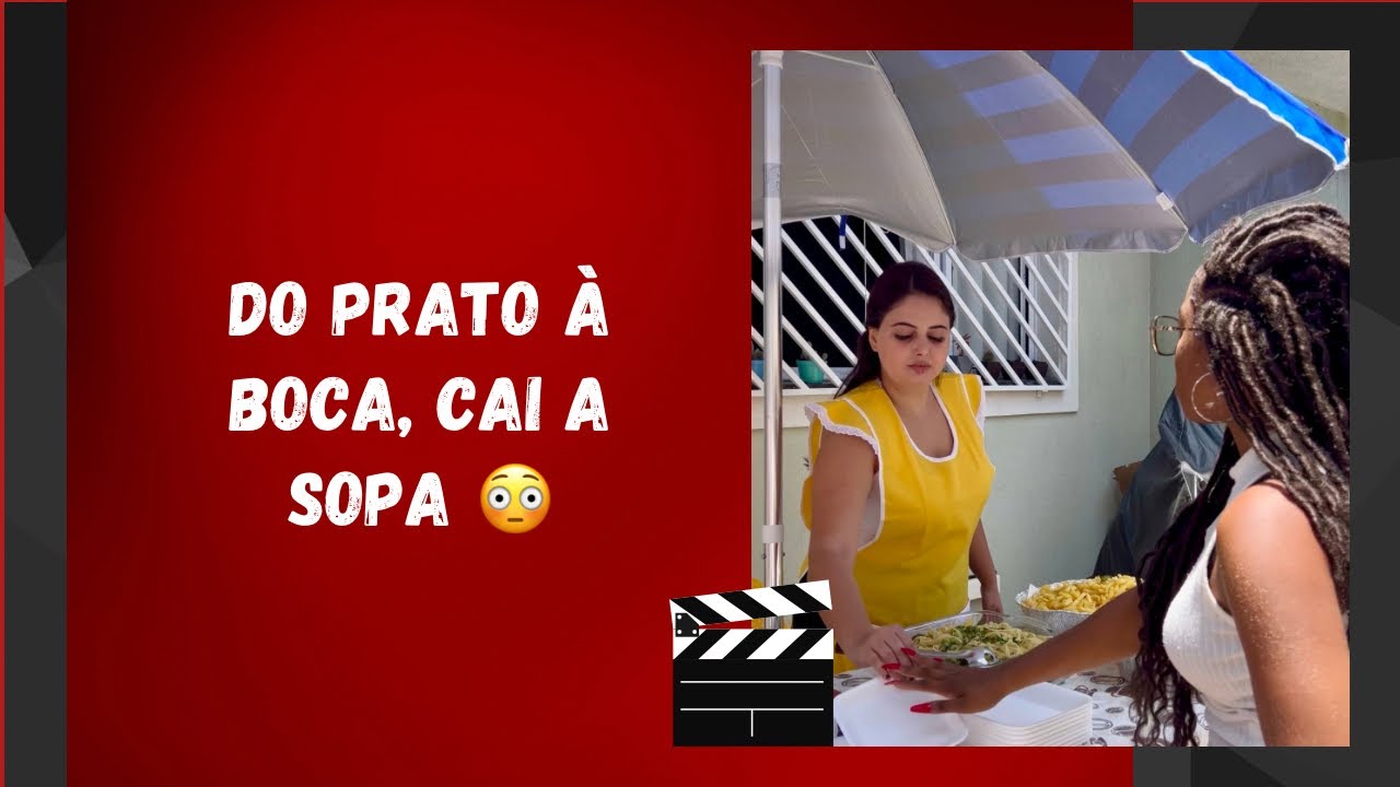 Do prato à boca, cai a sopa 😳