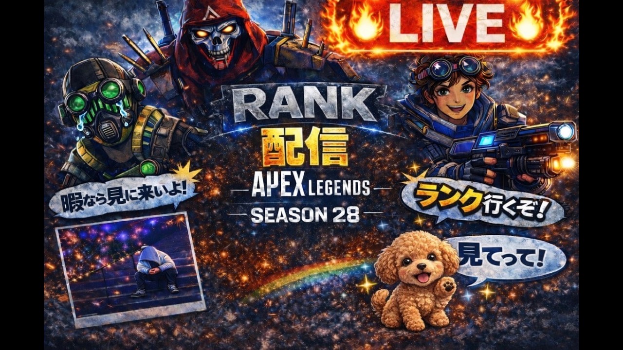 ＜apex＞初見さん大歓迎！プラチナランク配信！　#apex #apexlegnds #初見さん大歓迎　#雑談