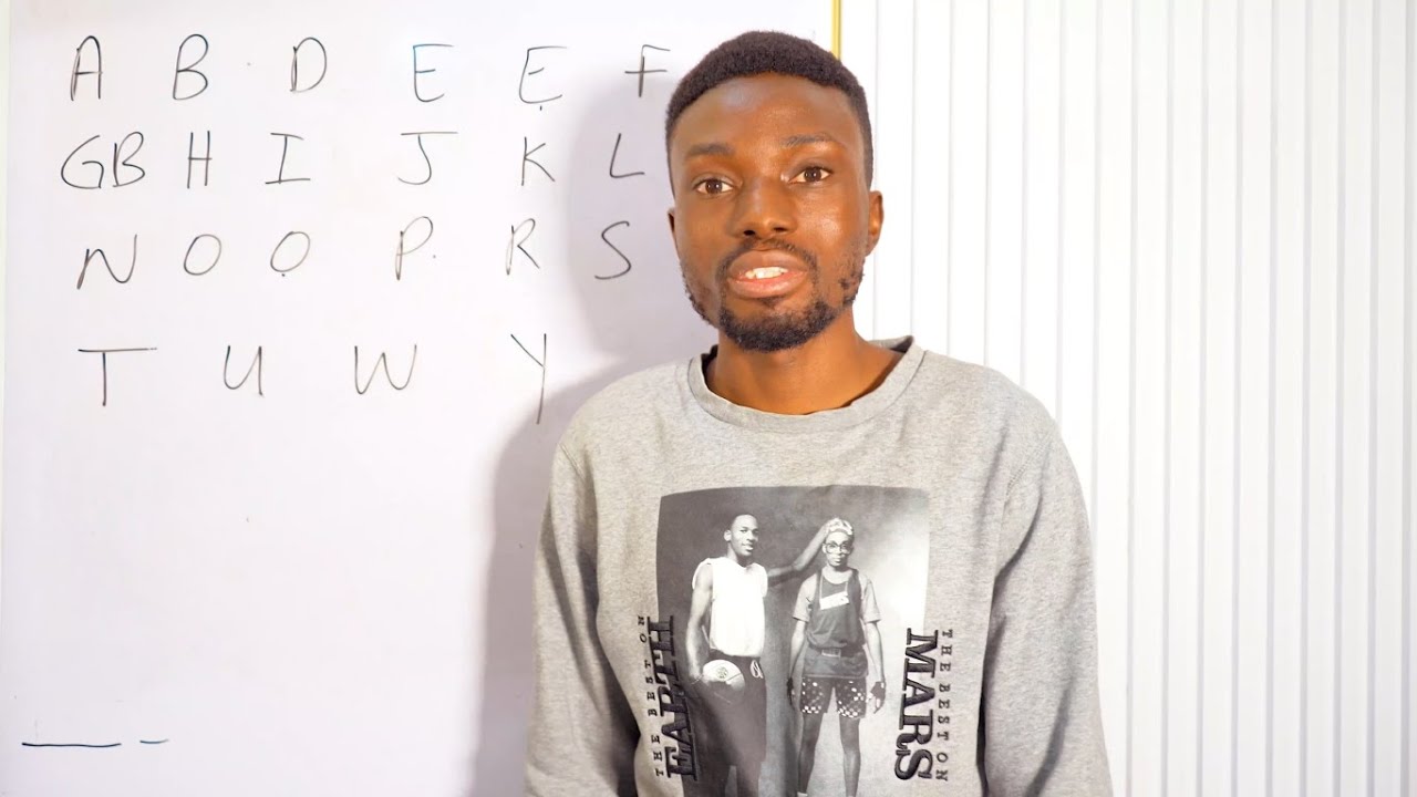 Yoruba Language Alphabet With Pronunciation