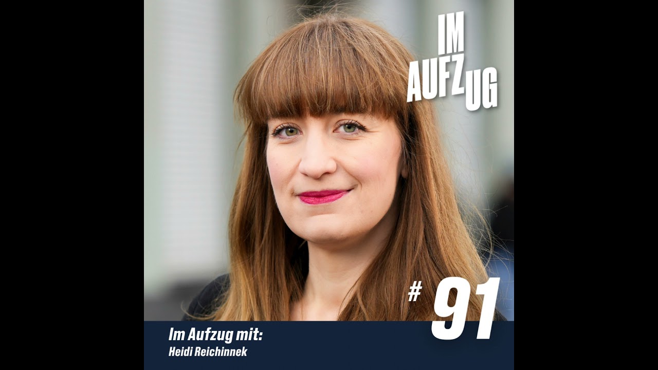 Im Aufzug mit Heidi Reichinnek