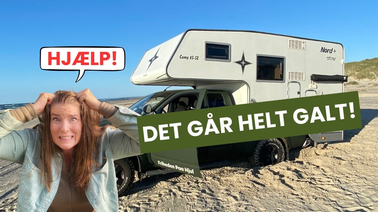 Vanlife langs Danmarks vilde vestkyst. Roadtrip fra Blokhus til Bulbjerg.