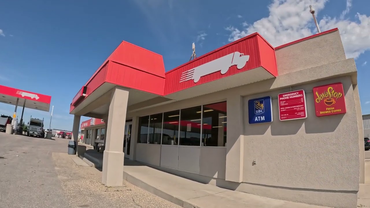 Saskatoon, SK Petro-Pass Truck Stop 🚛 Parking, Showers & Weigh Scale Tour#TruckDriverLife