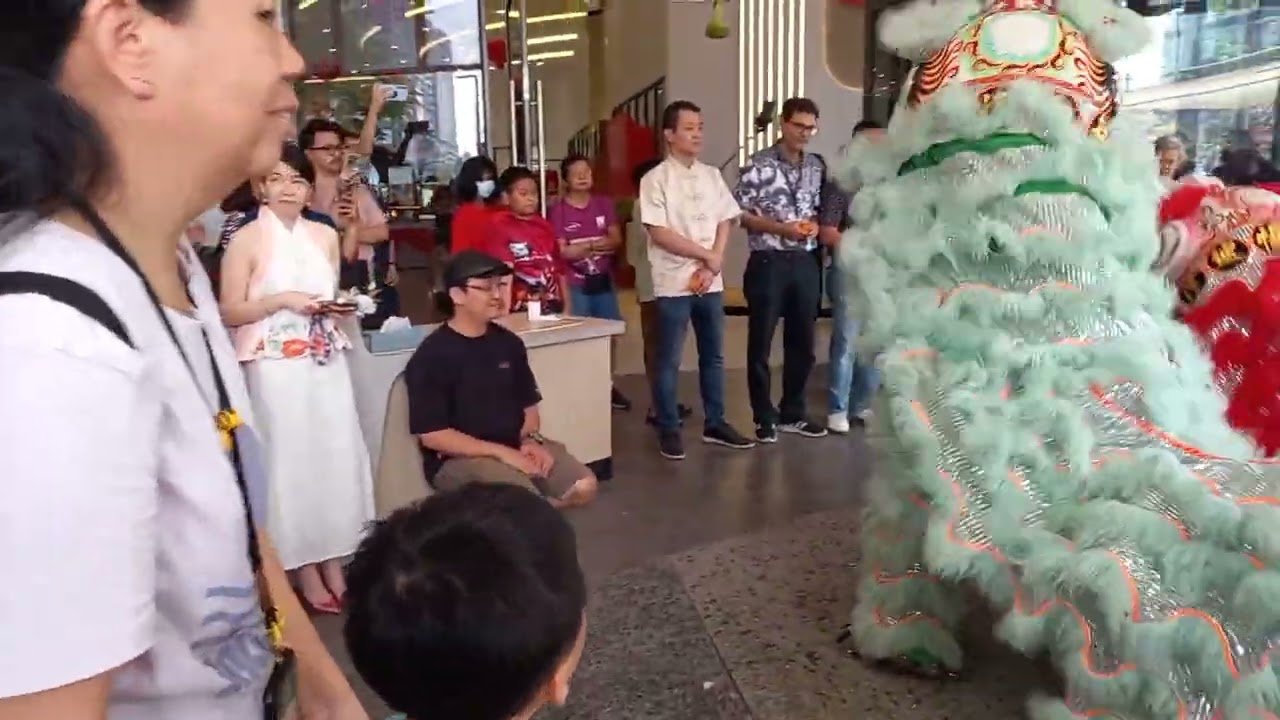 Lion Blessing at SJCC Sales Gallery CNY Open House on 7 March 2026