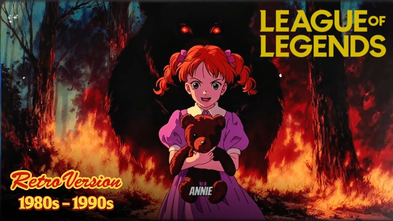League of Legends as a Dark 90s Retro Anime | Lost VHS OVA