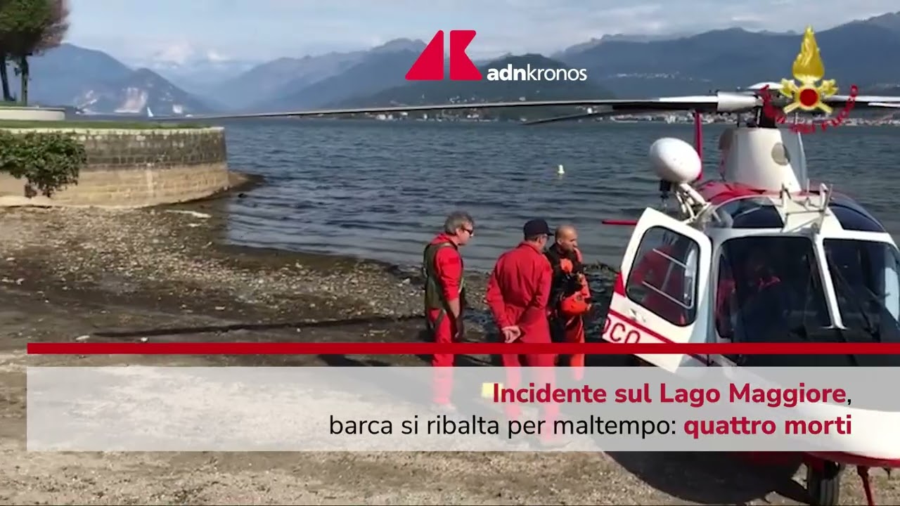 Incidente sul Lago Maggiore, barca si ribalta per maltempo: aperta inchiesta