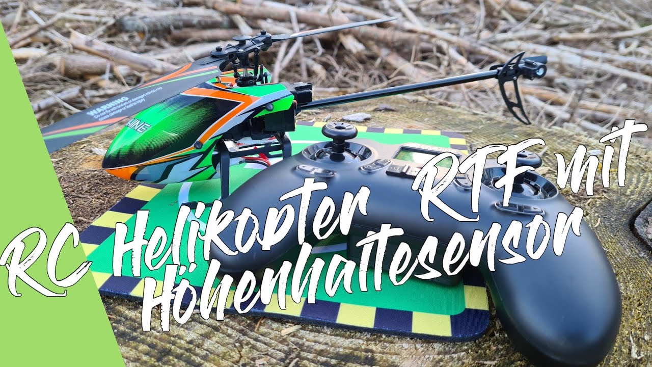 prima Beginner Eachine E130 RTF RC Heli mit Höhnehaltesensor - so einfach wird Hubschrauber fliegen
