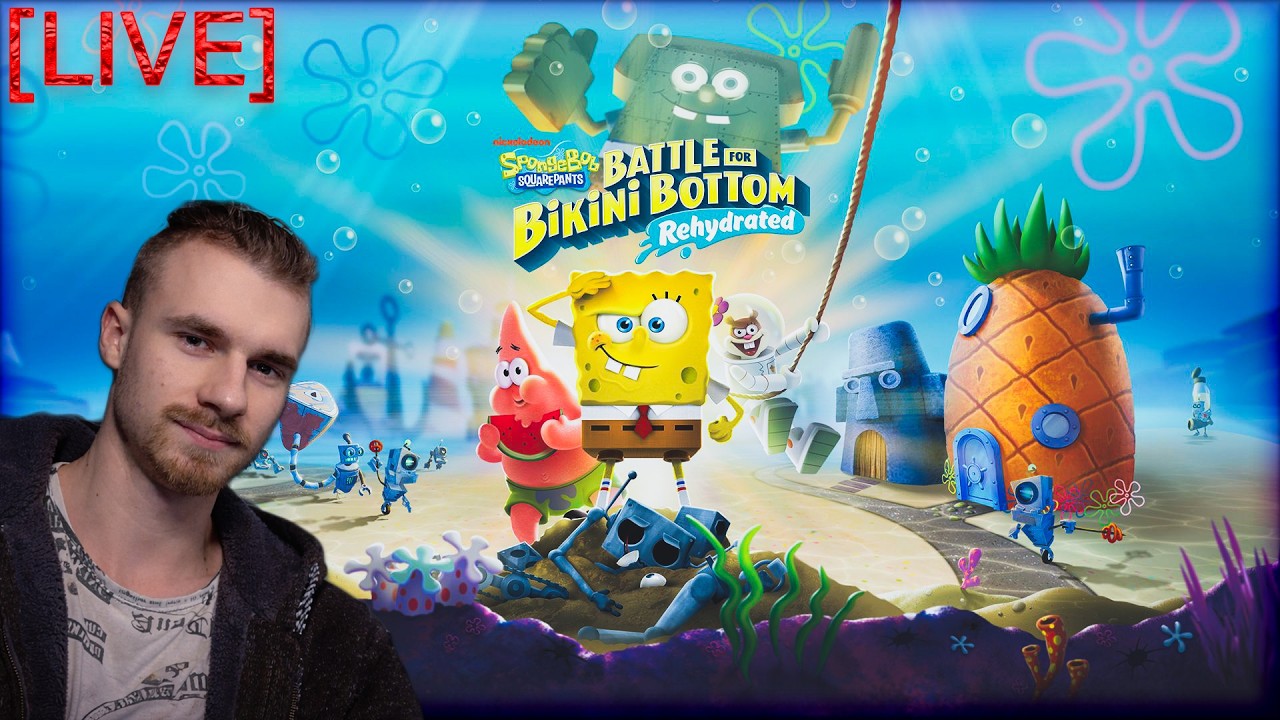 SPONGEBOB Battle for Bikini Bottom REHYDRATED – Powrót do Dzieciństwa?! | #1 🔴 LIVE