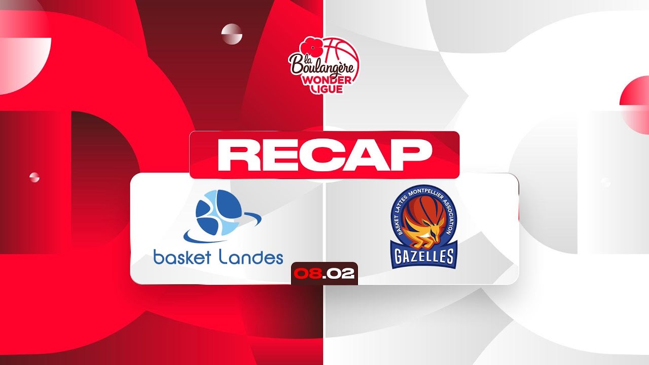 [RECAP] Basket Landes - Lattes Montpellier | J17 La Boulangère Wonderligue 2025-2026