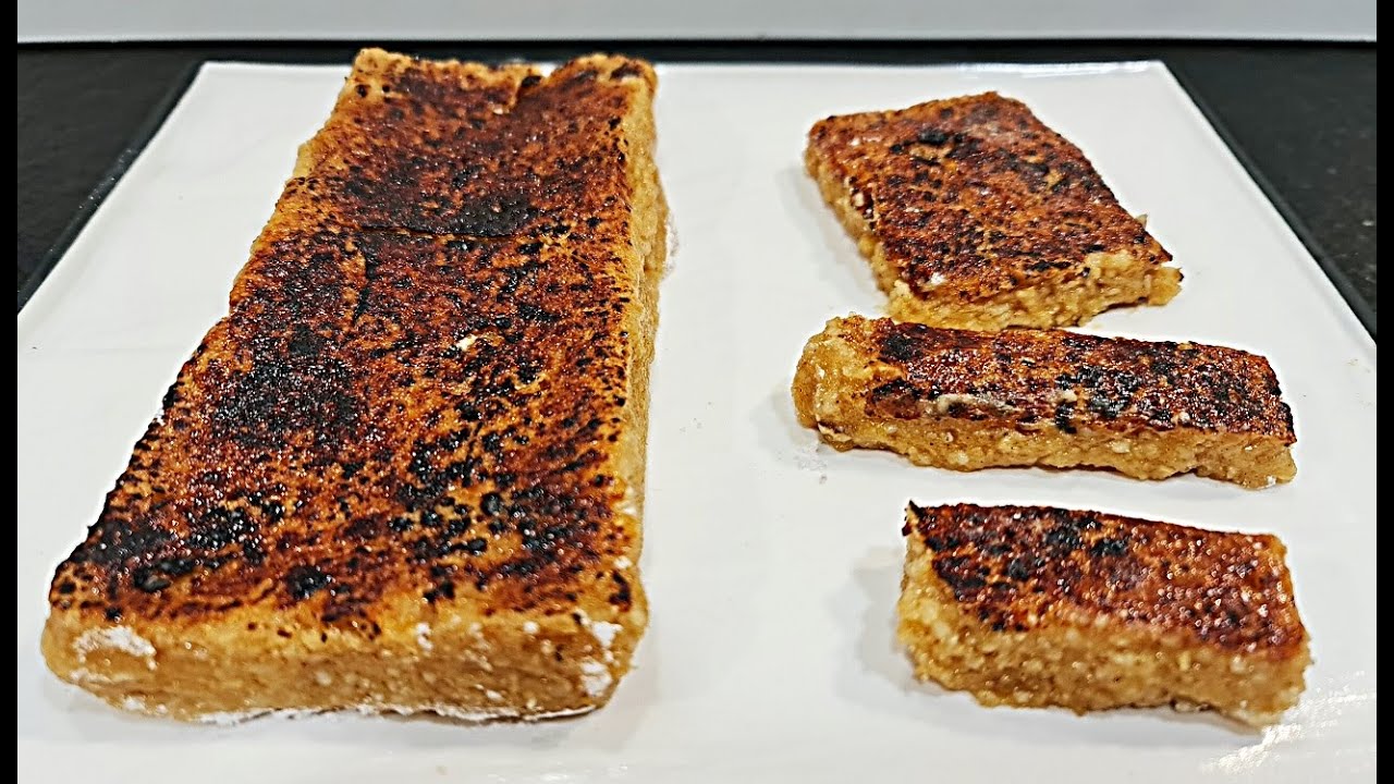 TURRÓN DE YEMA TOSTADA CASERO FACIL SENCILLA RAPIDO Y DELICIOSO APARTE DE SANO RECETA DE NAVIDADES