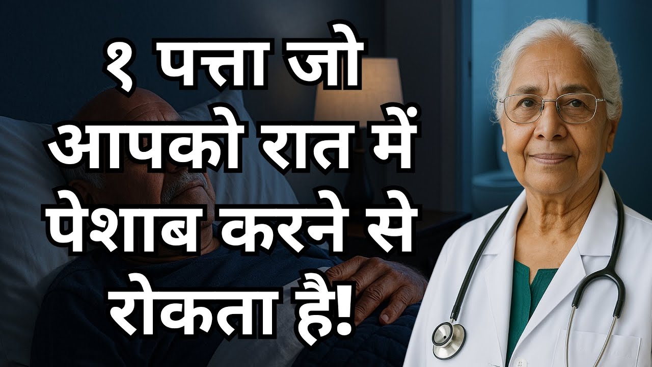 डॉक्टर हैरान: रात में 1 पत्ता लें—बार-बार पेशाब कम करने और गहरी नींद में मदद