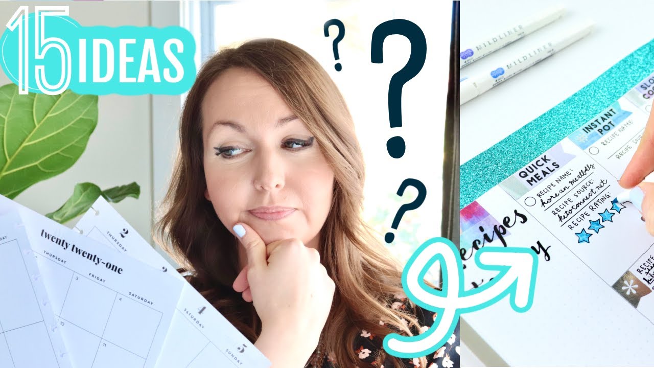 ♻ How to Use Outdated Planner Pages | 15 Ideas for Undated or Outdated Happy Planner Pages