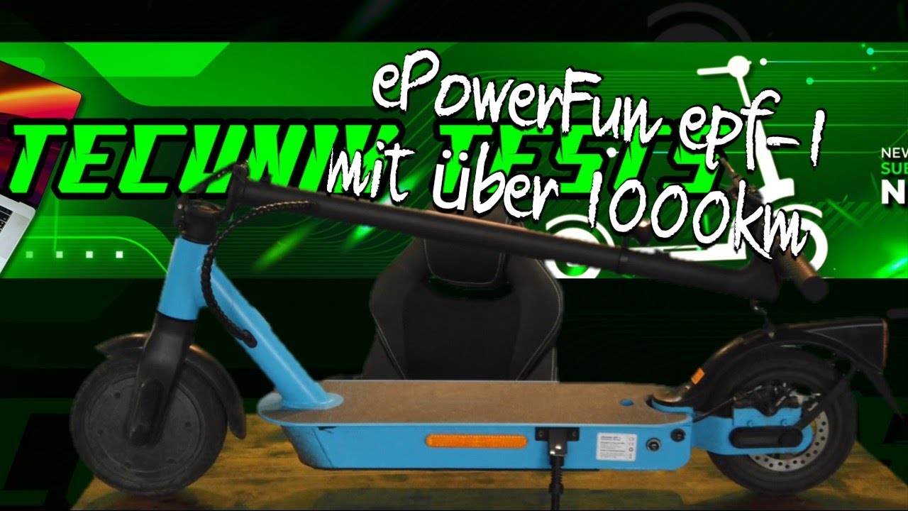 ePowerFun ePF-1 Blue nach &uuml;ber 1000km! Wie sieht er aus? Hat er sch&auml;den? Langzeit Review / Test