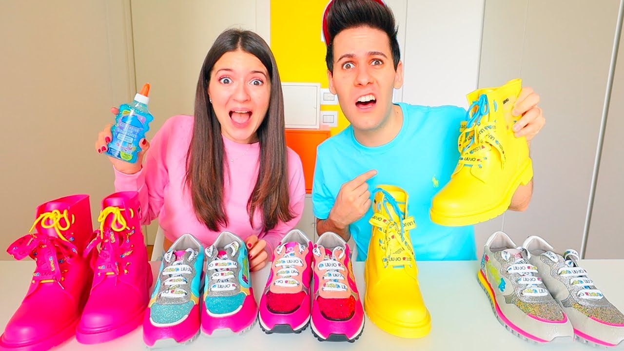 NON SCEGLIERE LA SCARPA SBAGLIATA SLIME CHALLENGE!