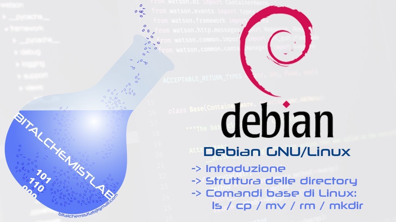 Introduzione al terminale Debian Linux e comandi base (cd/ls/mv/cp/rm/mkdir/man/clear) [S01X02][ITA]