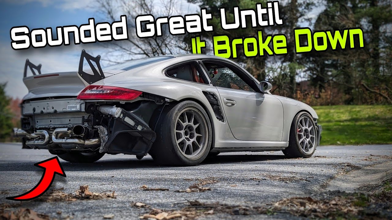 CUSTOM Porsche 997 911 Turbo Exhaust Install - Then THIS Happened....