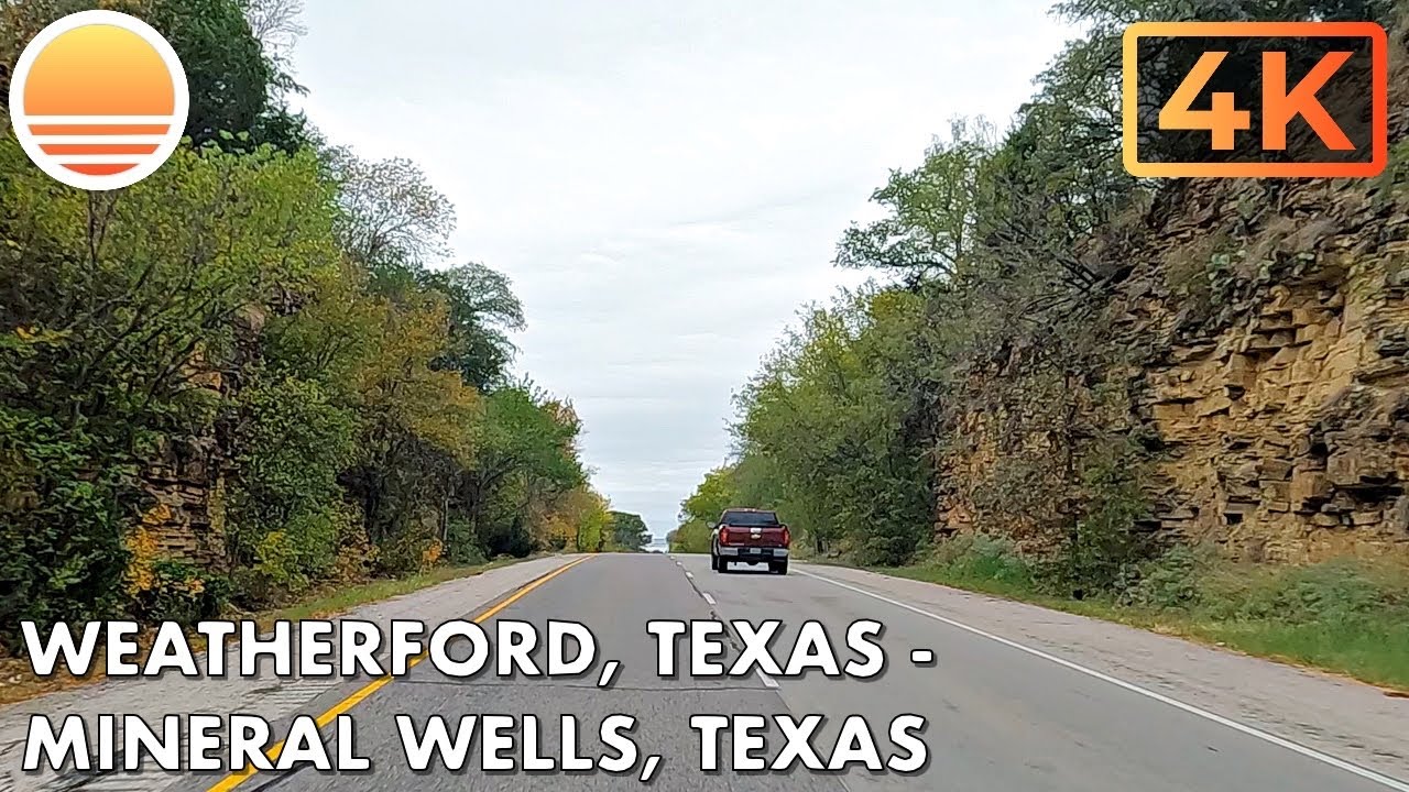 Weatherford, Texas to Mineral Wells, Texas! Drive with me on a Texas highway!