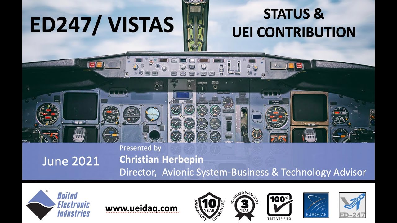 UEI & VISTAS: A Perfect Combination for Your Avionics Test Bench - Webinar