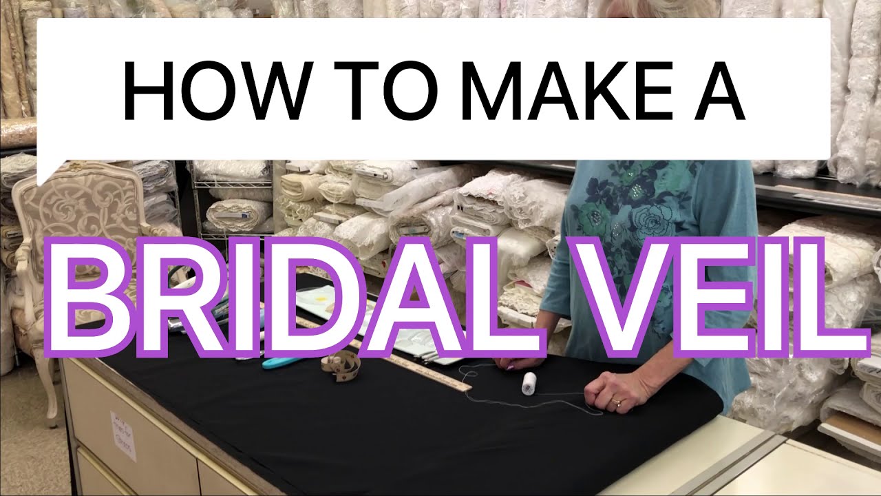 ***HOW TO MAKE A BRIDAL VEIL!***