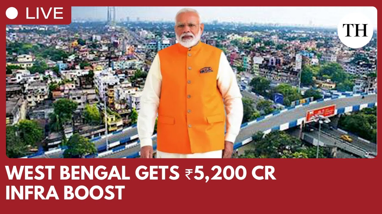 PM Modi unveils major infrastructure projects in West Bengal