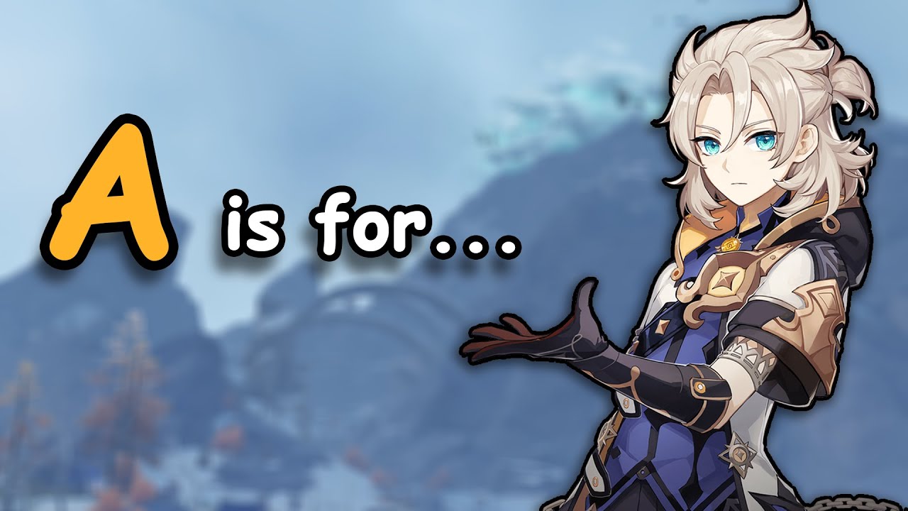 Learn the alphabet with Albedo