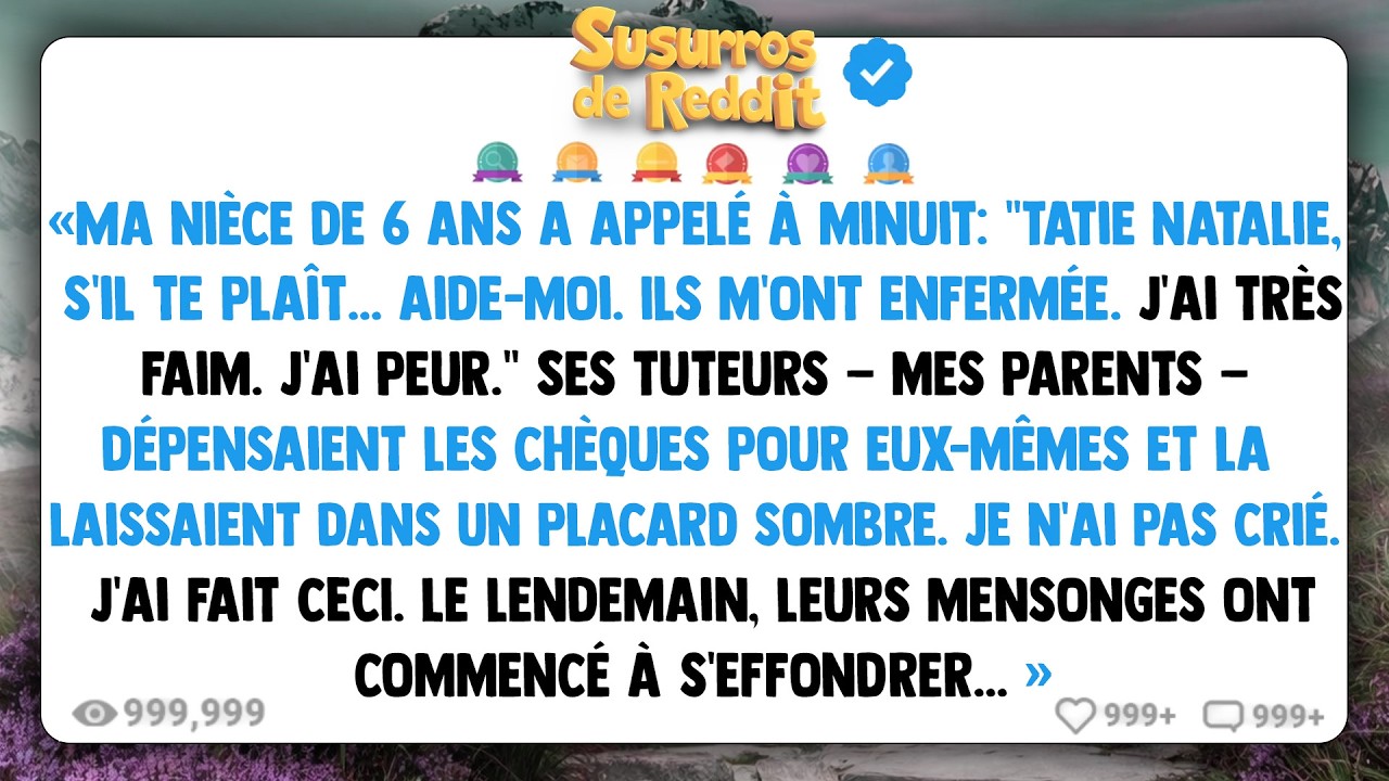 Ma nièce de 6 ans a appelé à minuit : 