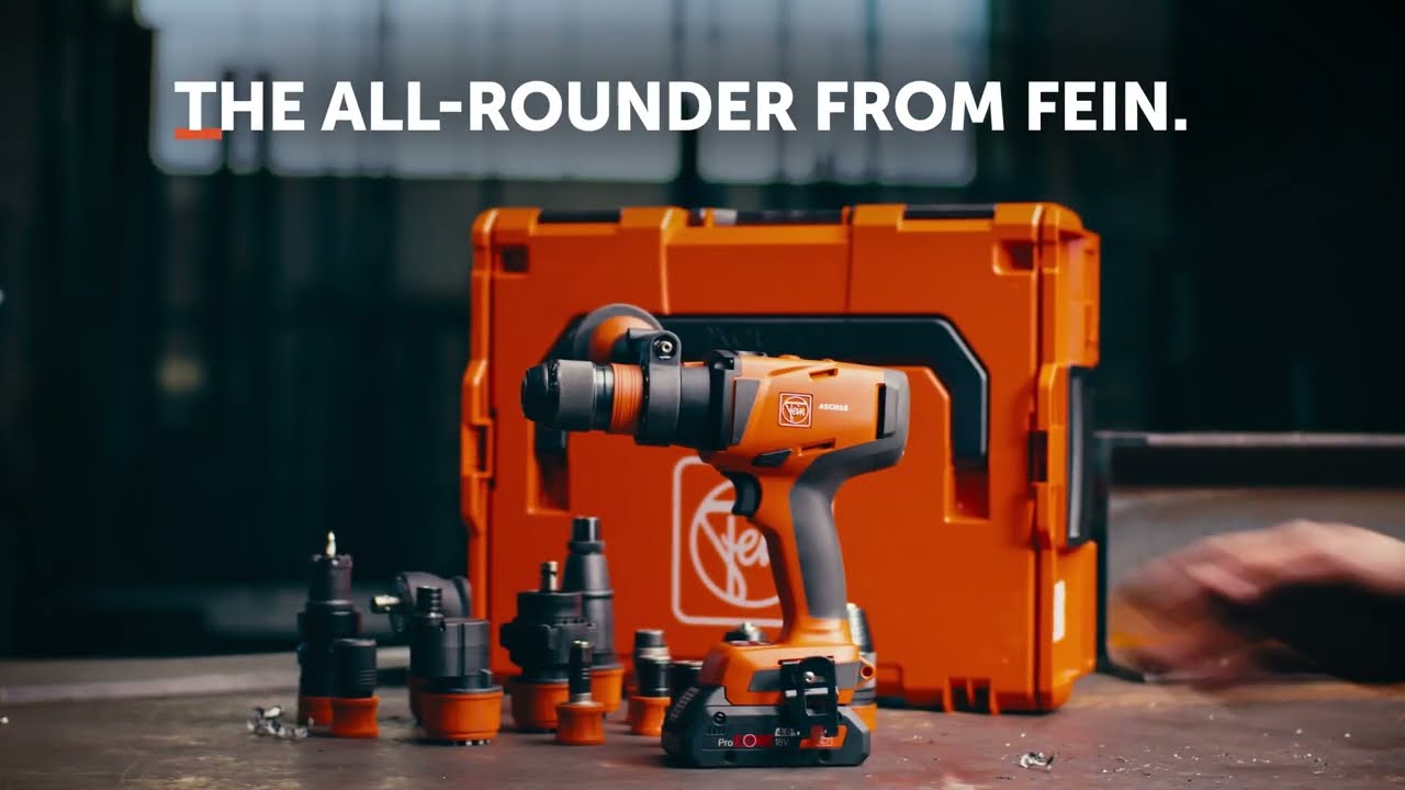 FEIN ASCM 18-4 QM(P) | 8 Special Tools in One | 4-Speed Cordless Combi Drill | Hammer Drill/Driver