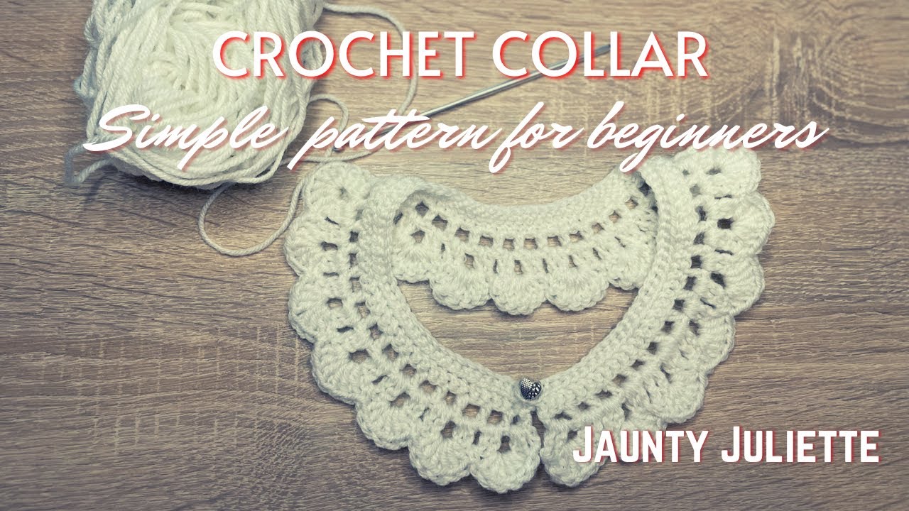 FUNKY CROCHET COLLAR 🧶 | Calm music to crochet 🎶 | Silent vlog | English subs